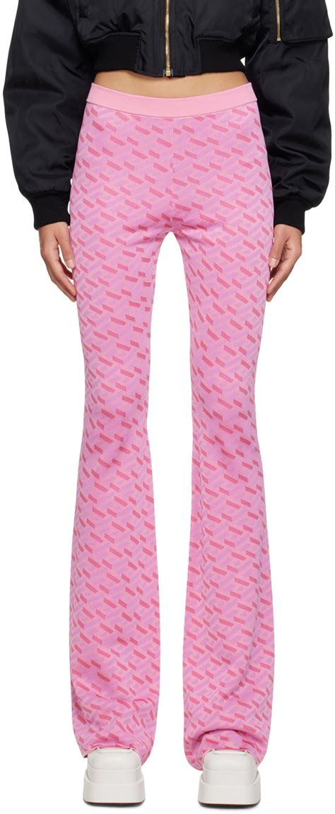 versace pink label pants